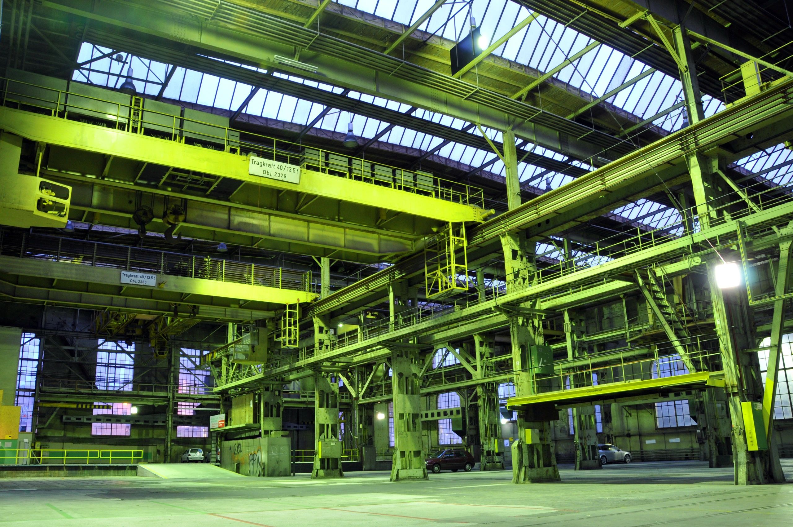 Industrial facility interior representing resilient operations and implementation